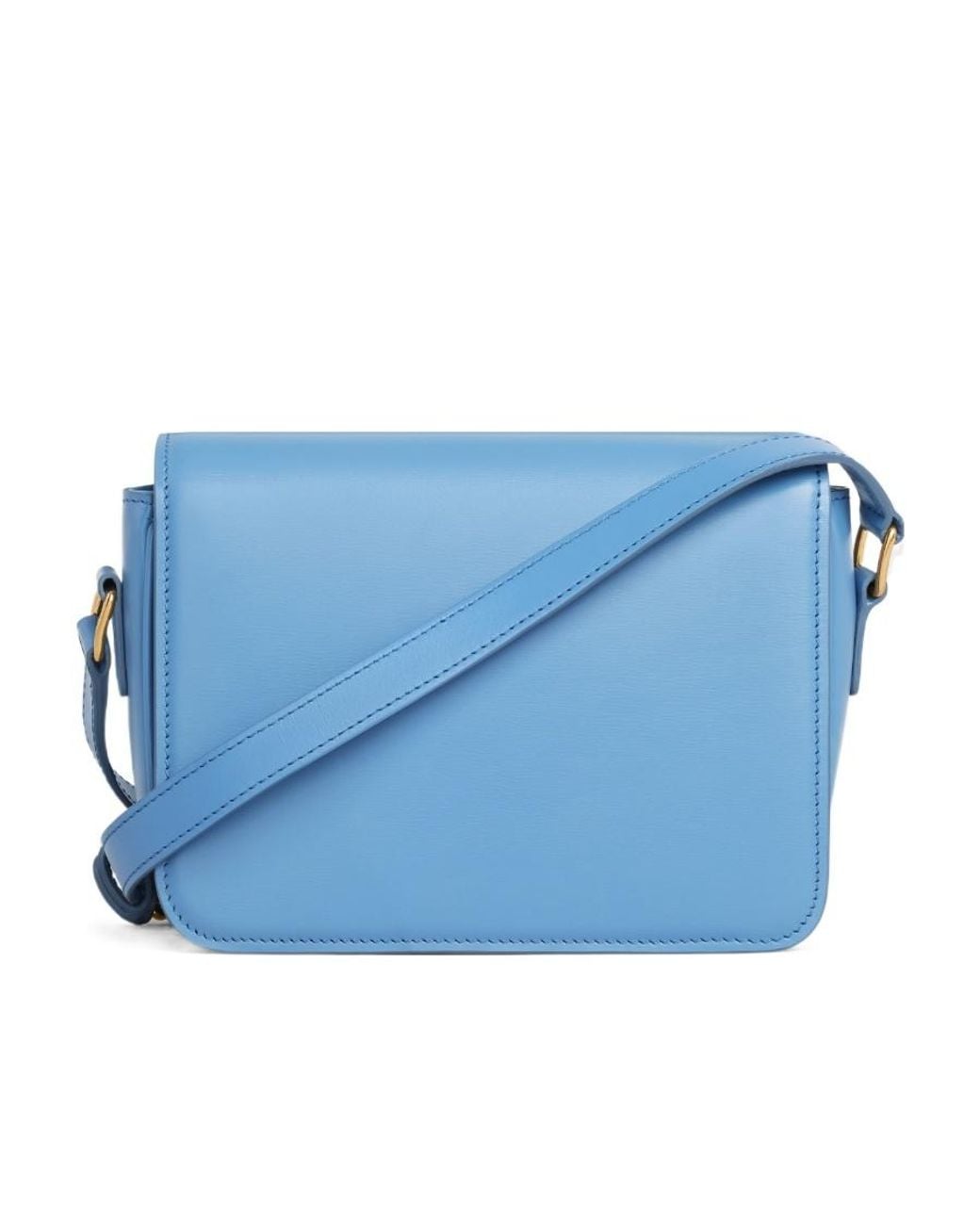 Céline Blue Teen Triomphe Bag