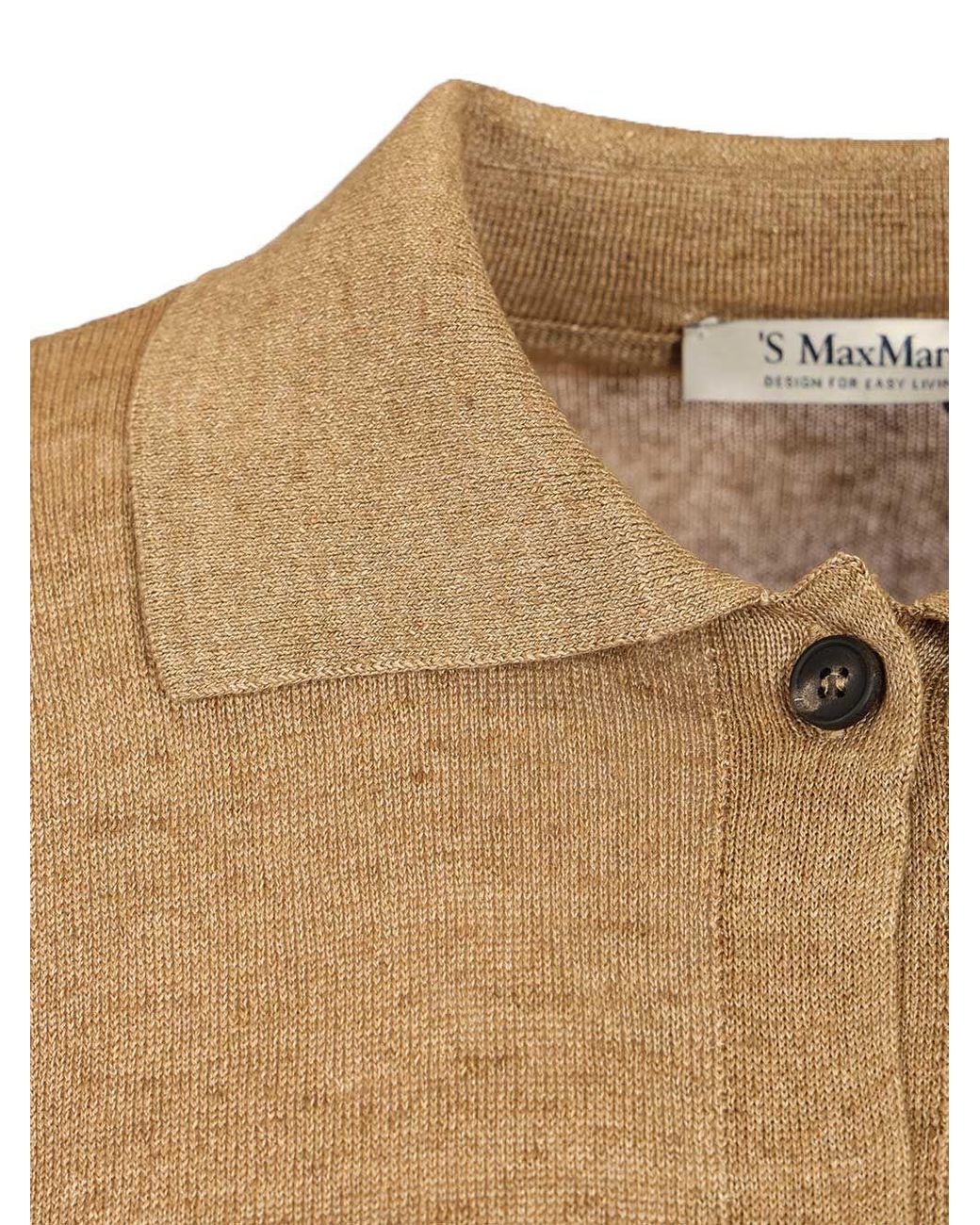 Max Mara Natural Origine Button-Up Cardigan