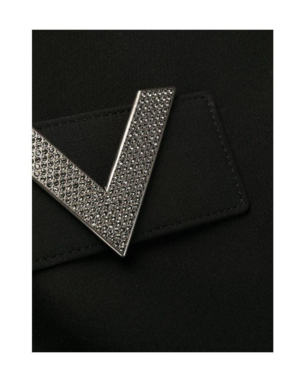 Valentino Black Logo Dress
