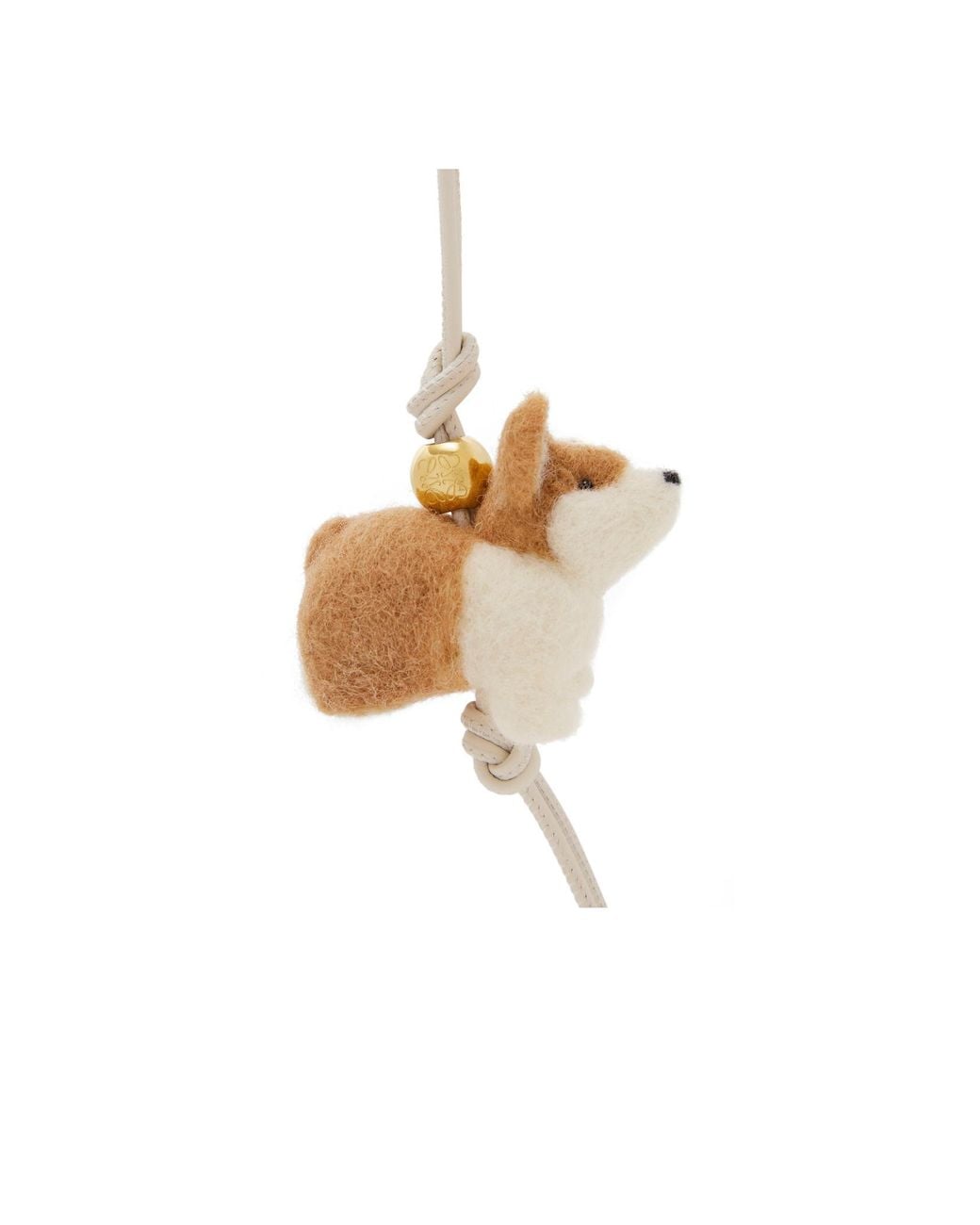 Loewe White Corgi Charm