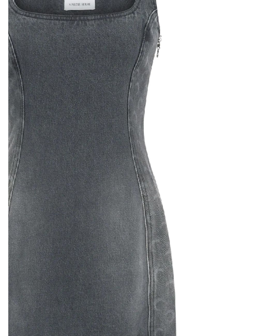 MARINE SERRE Gray Dress