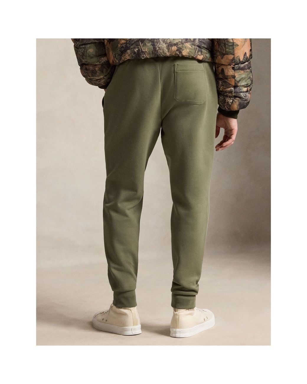 Polo Ralph Lauren Green Tech Closed Hem Jogging Bottoms for men
