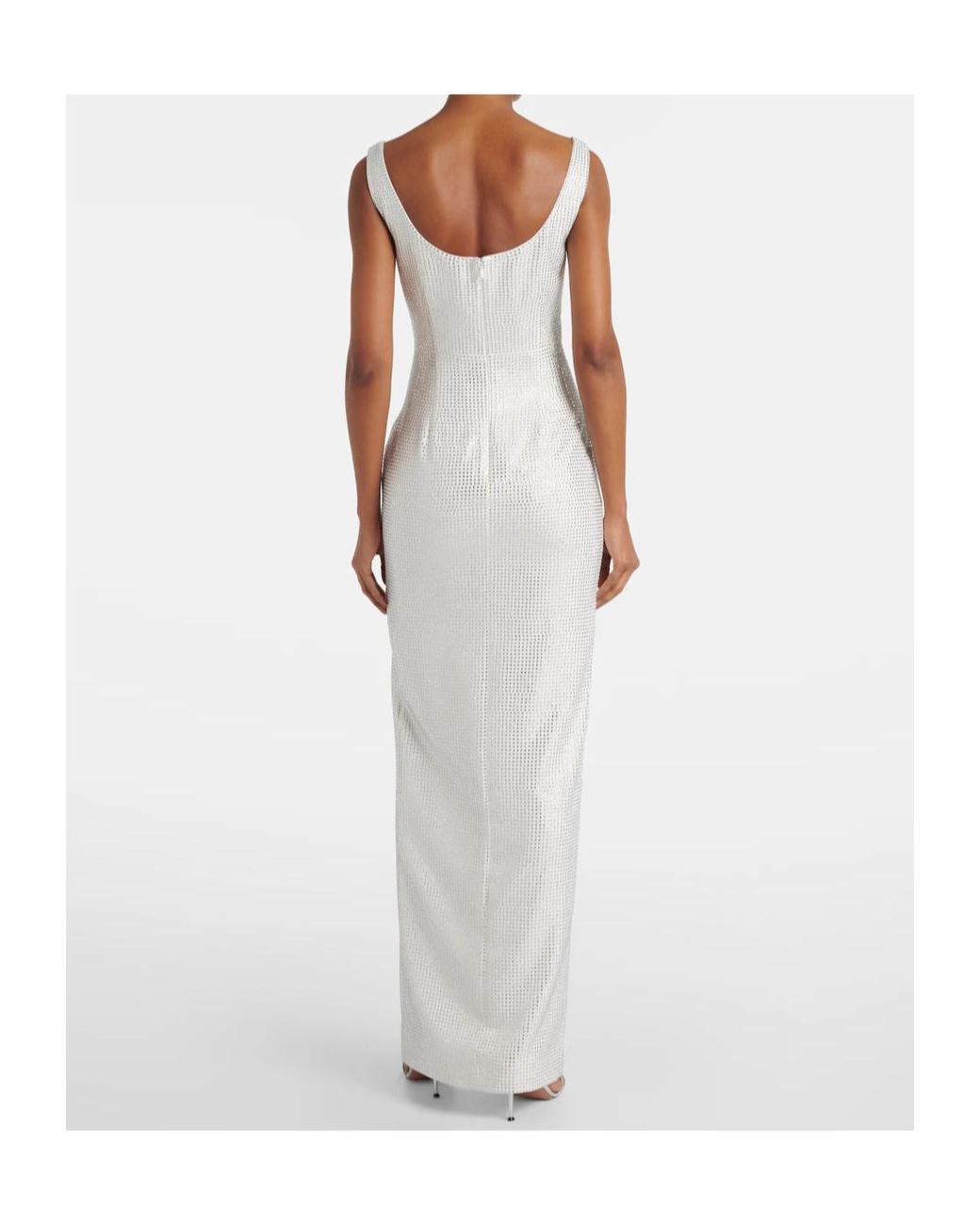 Roland Mouret White Bridal Embellished Gown