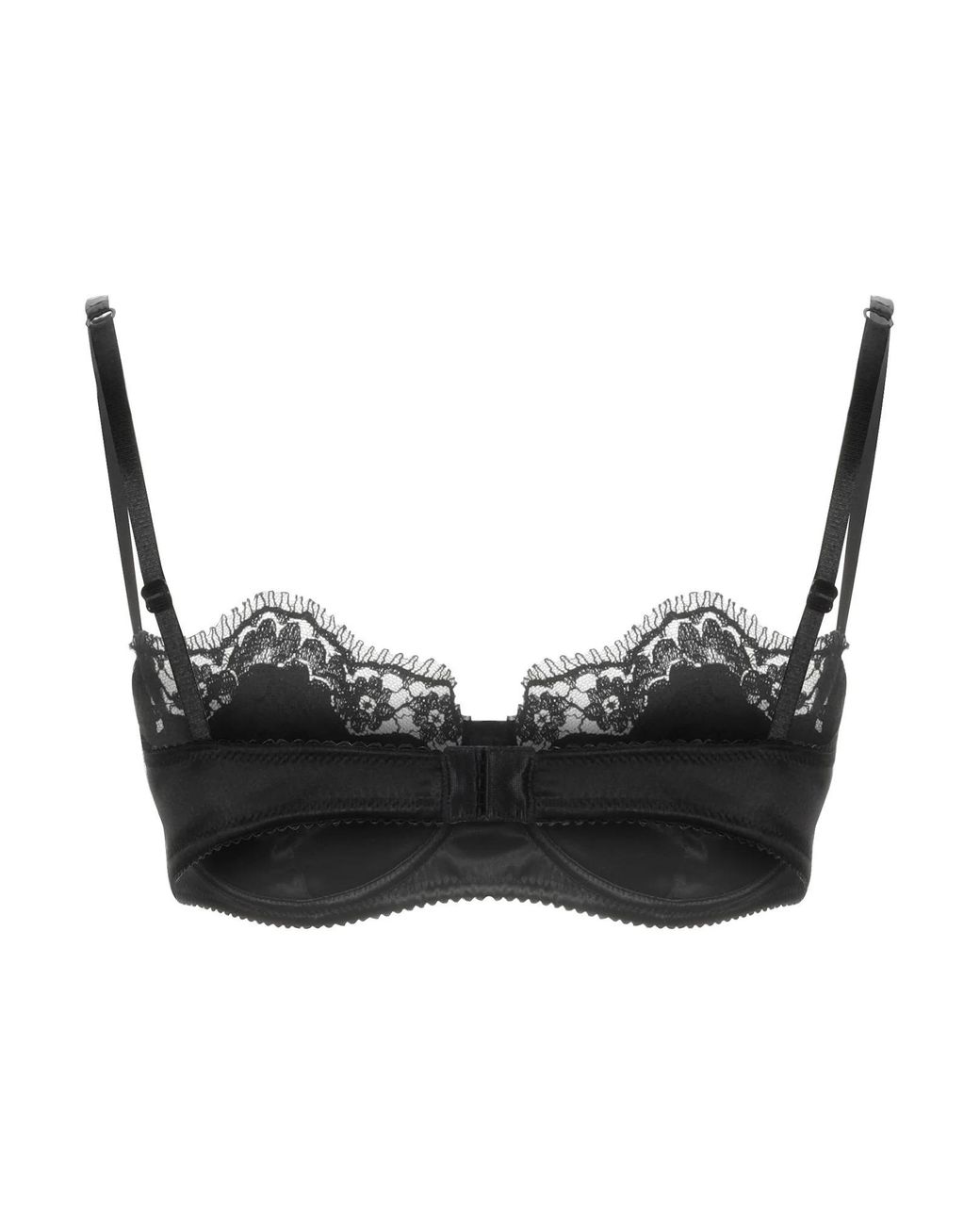 Dolce & Gabbana Black Solid Color Bras