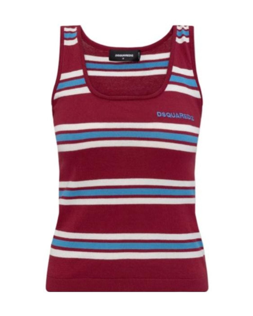 DSquared² Red Sleeveless Tops