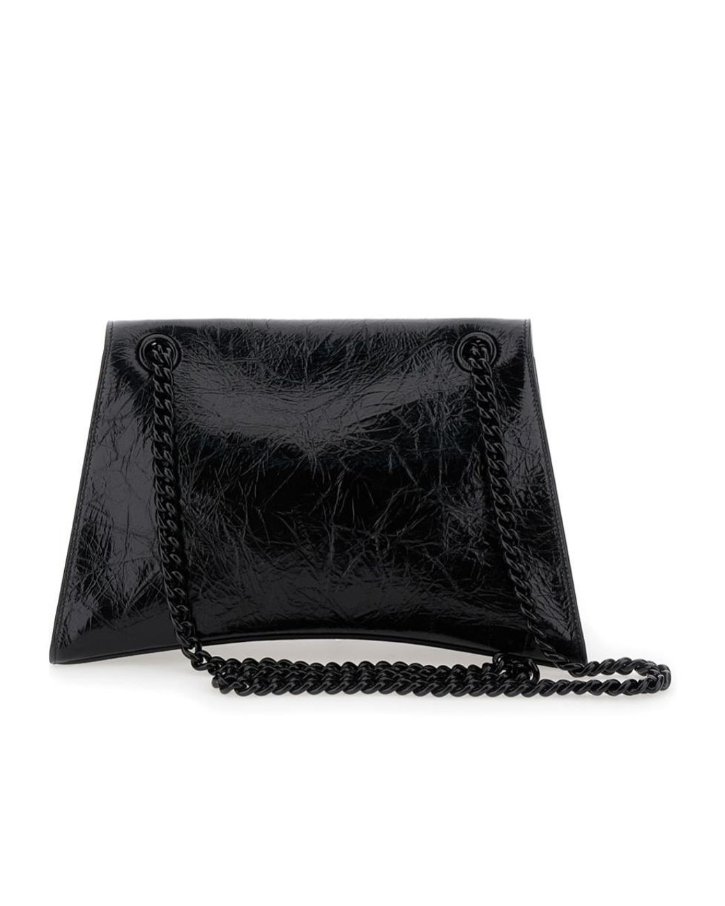 Balenciaga Black Crush Chain Crossbody Bag