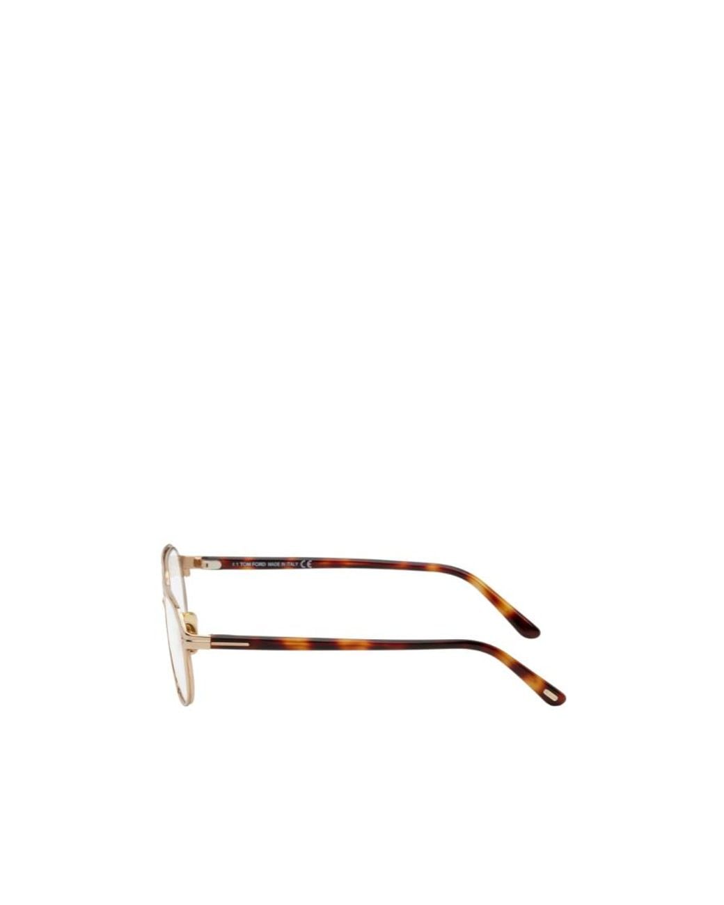 Tom Ford Natural Rectangular Non-Prescription Glasses for men