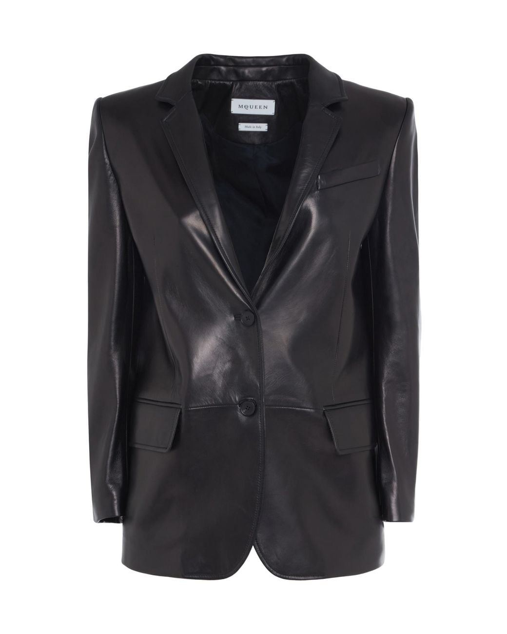 McQueen Black Single Breasted Jacket
