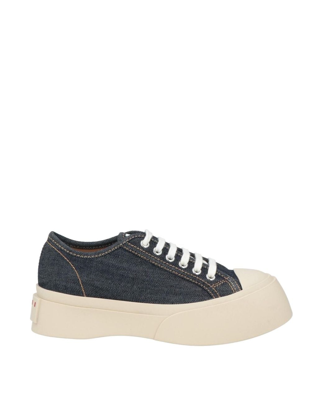 Marni Blue Low-Top Denim Sneakers