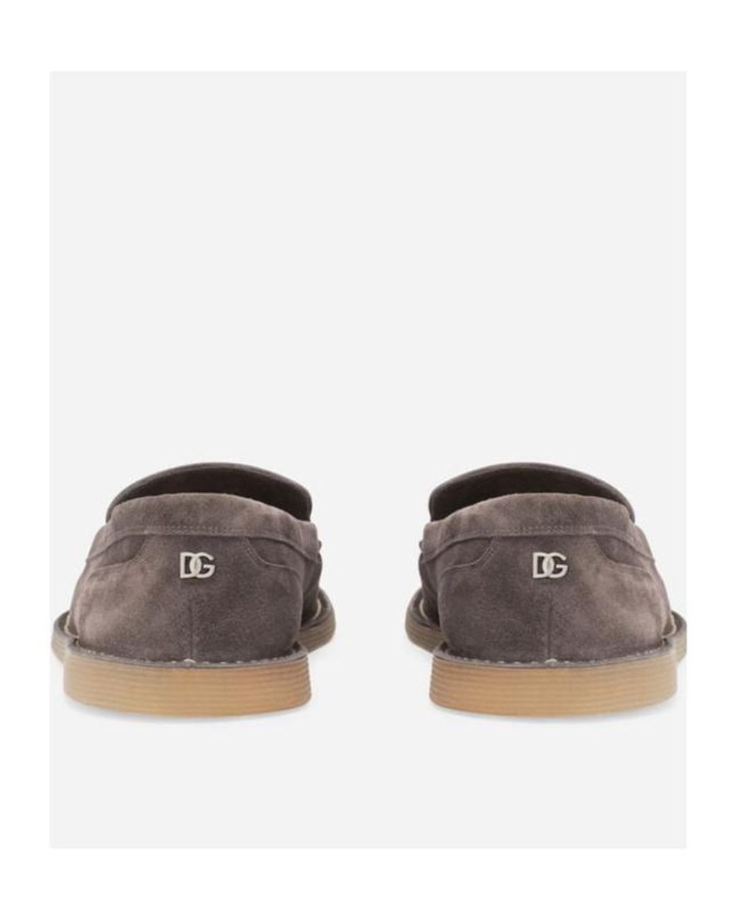 Dolce & Gabbana Brown Dg Logo Plaque Loafers for men