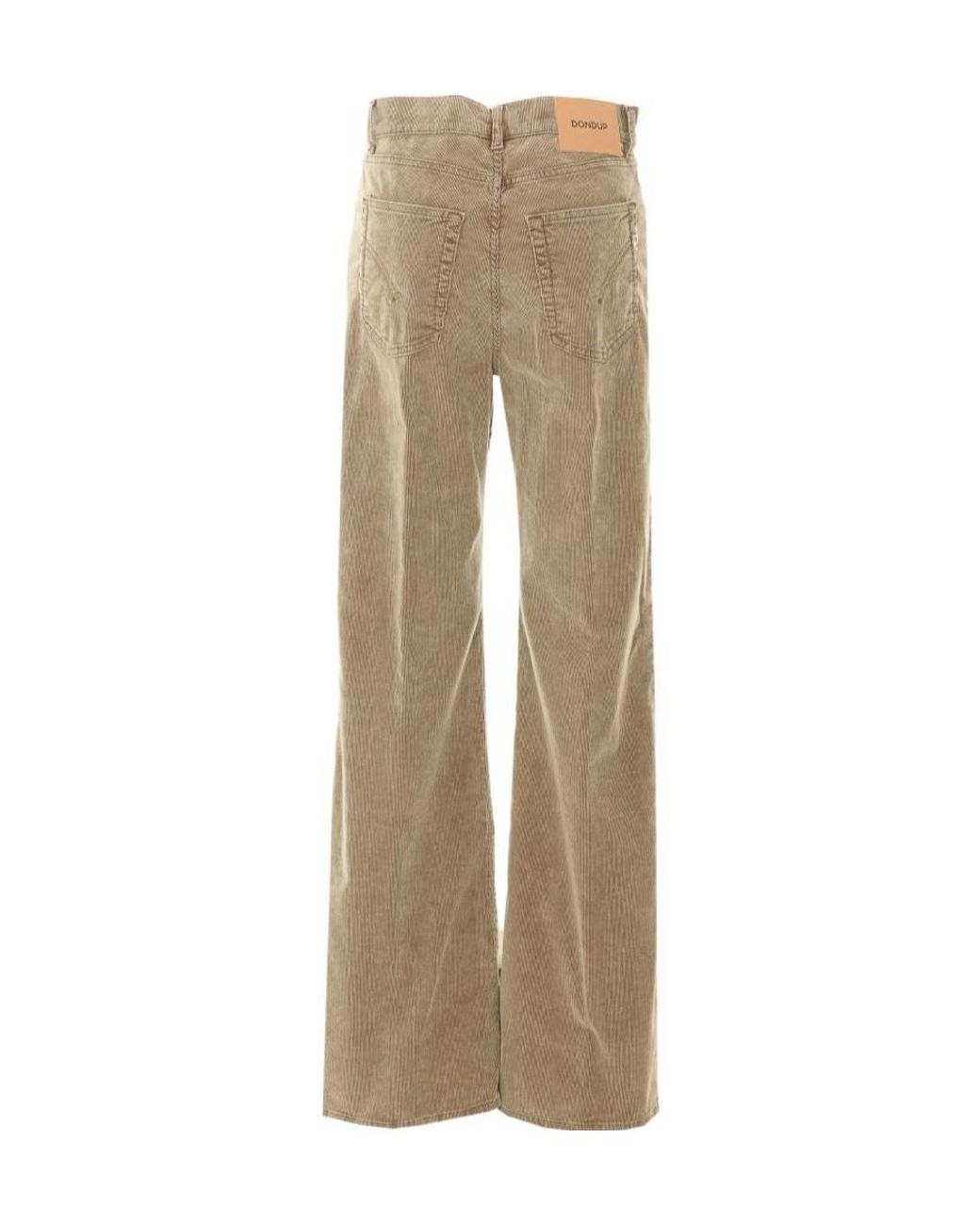 Dondup Natural Logo-Patch Denim Trousers