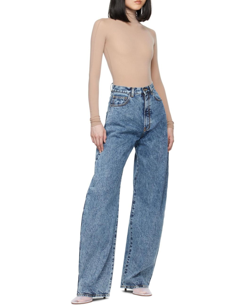 Alaïa White Alaïa Second Skin Body Top