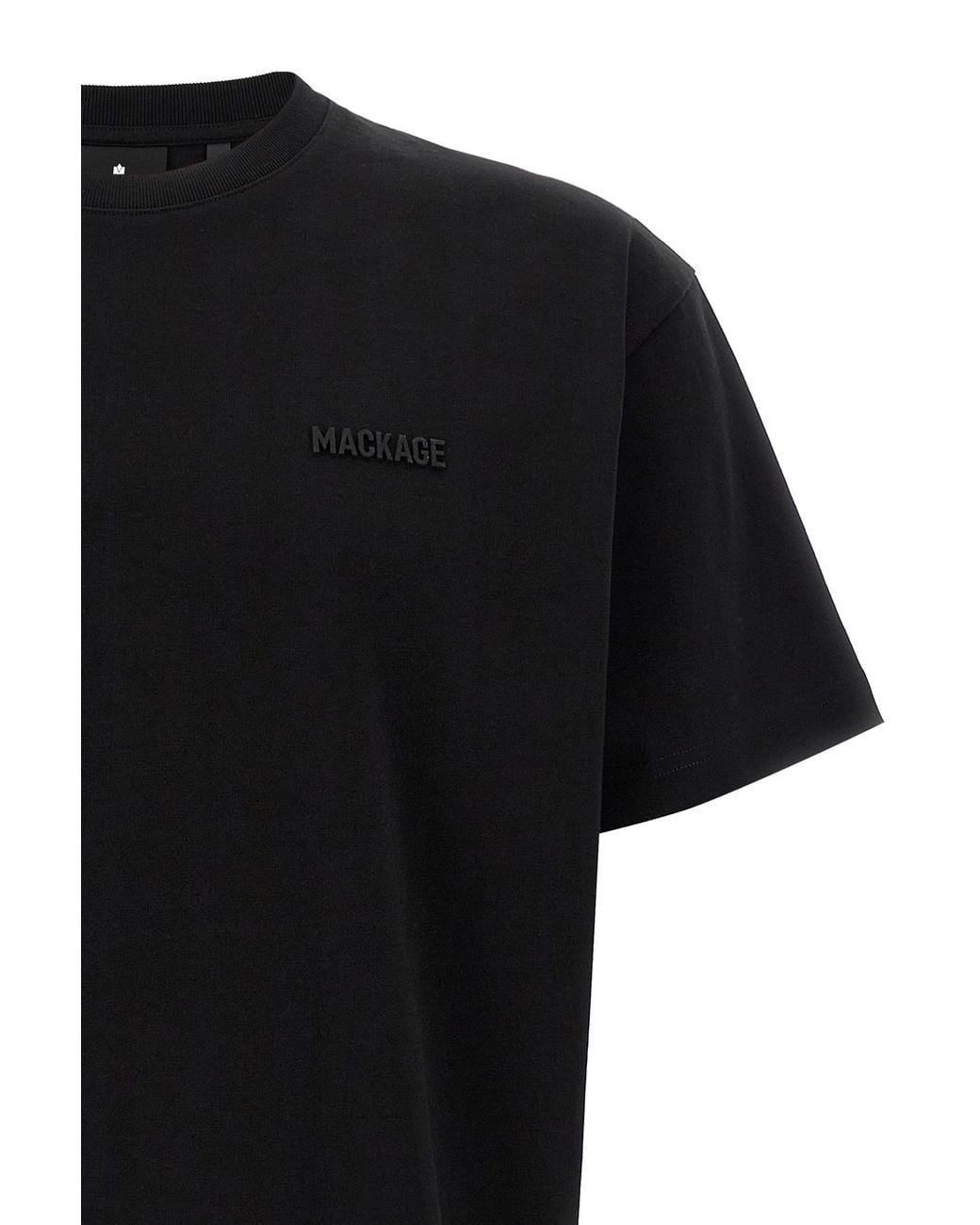 Mackage Black Tee R Classic T-Shirt for men