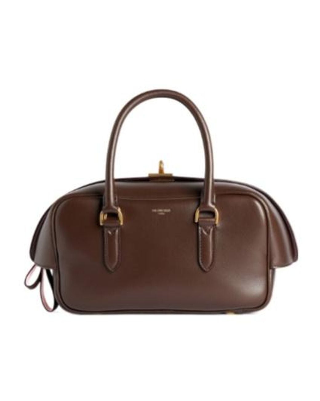 Balenciaga Brown Le 7 Small Bowling Bag