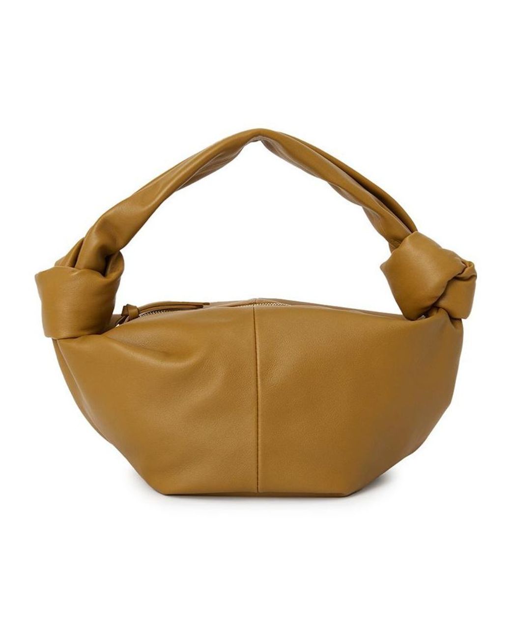 Bottega Veneta Metallic Zippered Handbag
