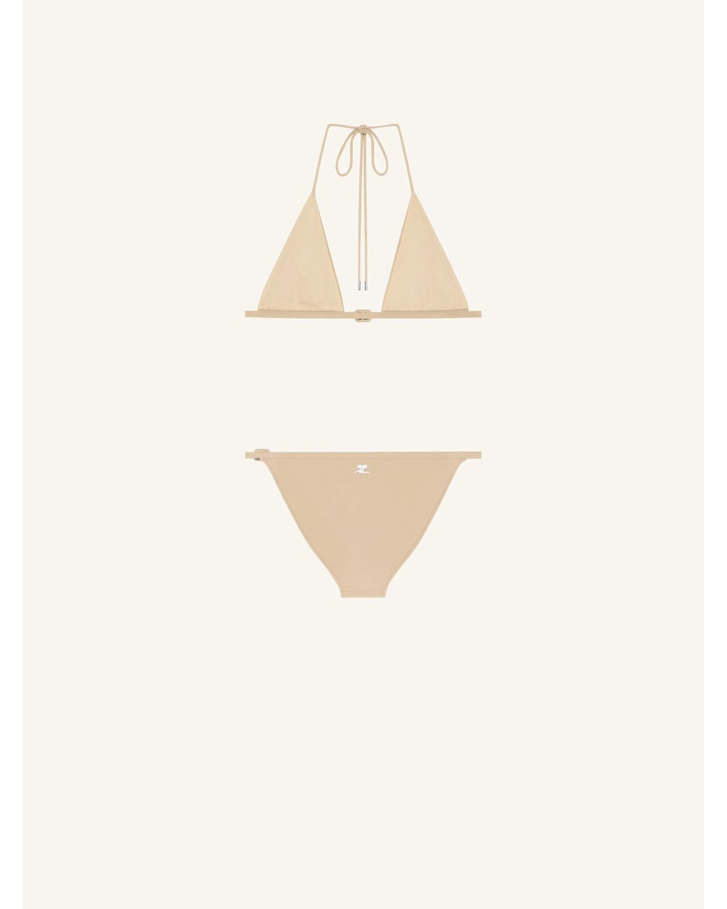 Courreges White Courrèges Buckle Bikini