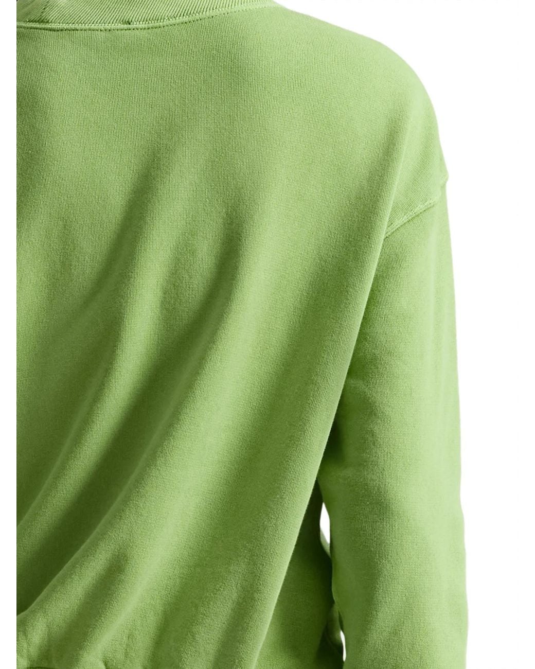 Polo Ralph Lauren Green Logo Embroidered Crewneck Sweatshirt
