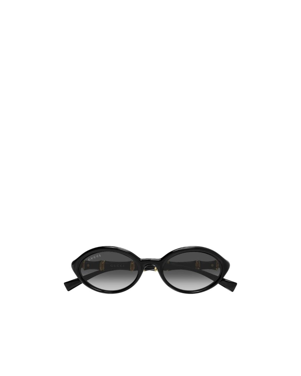 Gucci White Oval Sunglasses