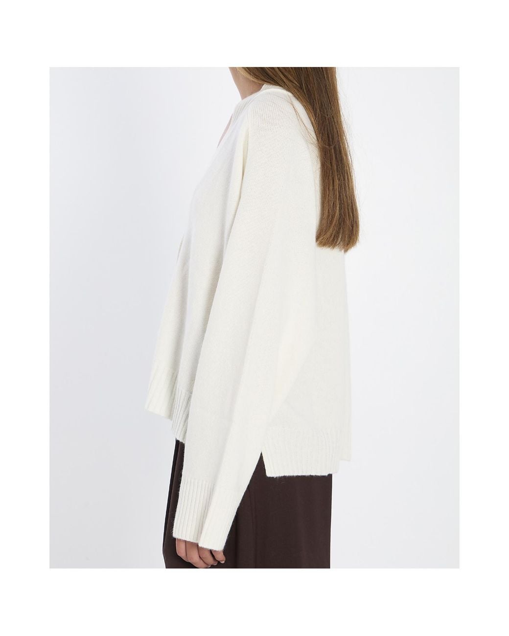 Loulou de Saison White Kaia Buttoned Cardigan