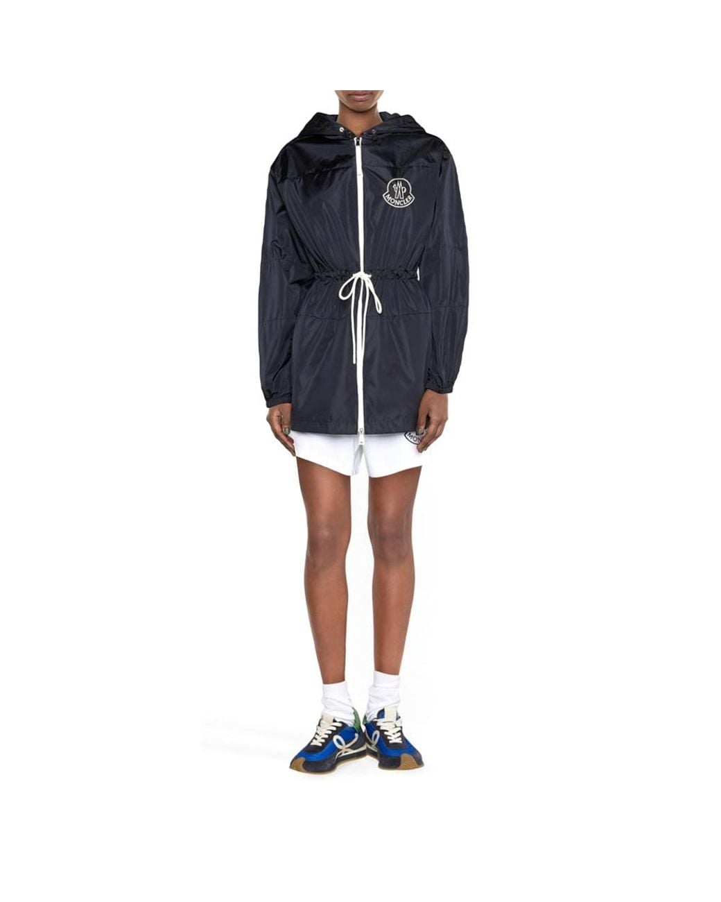 Moncler Blue Hooded Casual Jacket