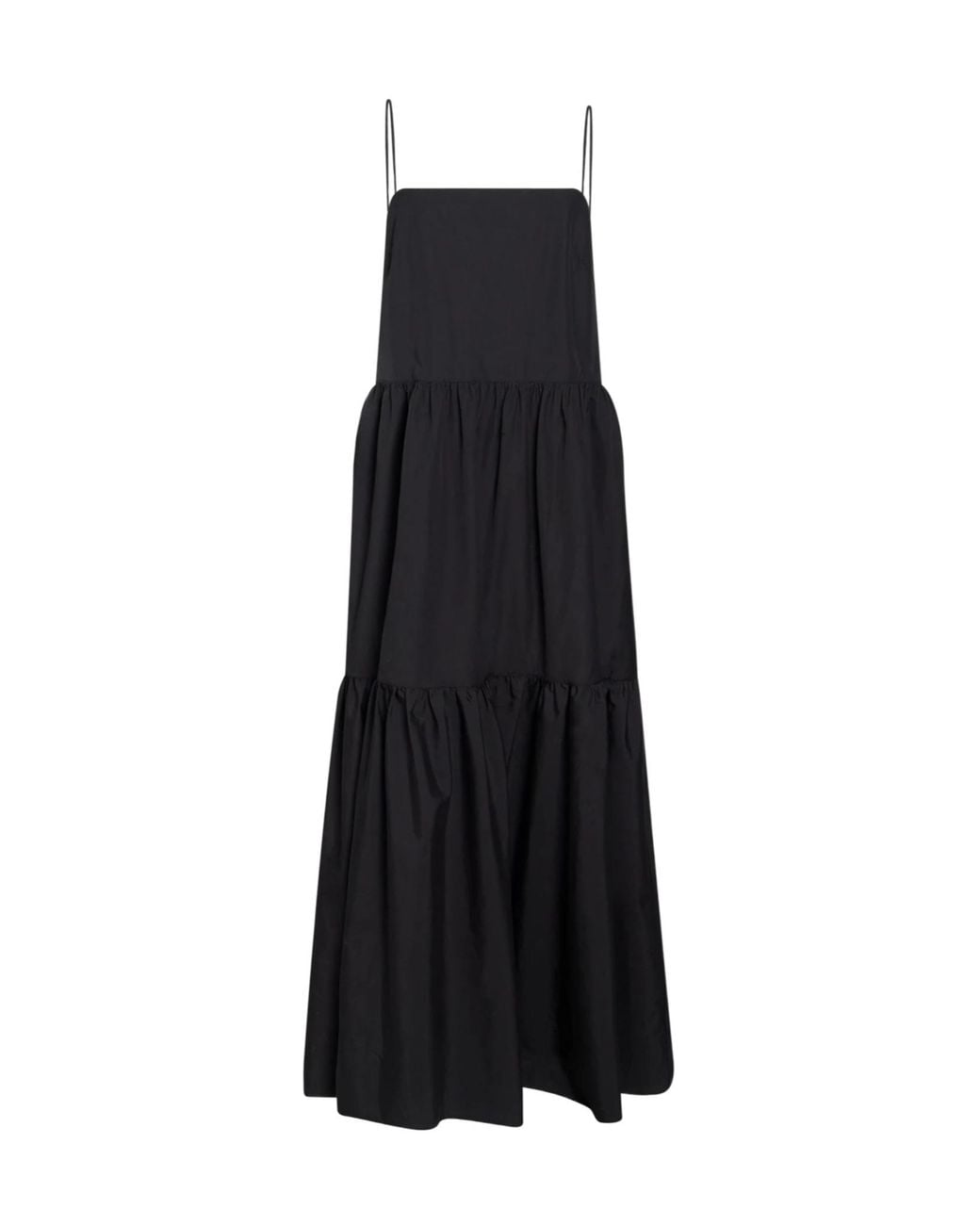 Rag & Bone Black Off-The-Shoulder Sleeveless Dress