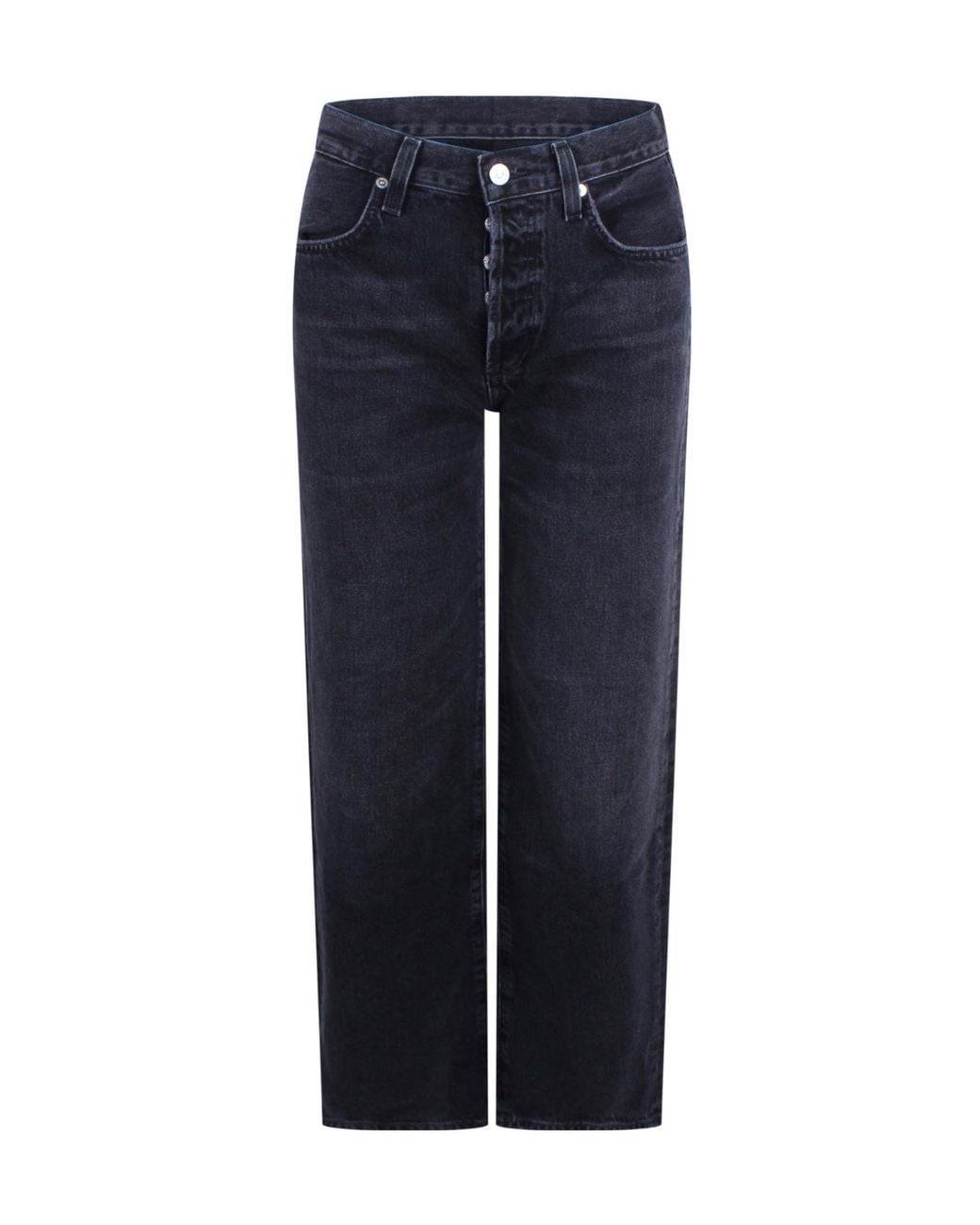Citizens of Humanity Blue Straight-Leg Jeans