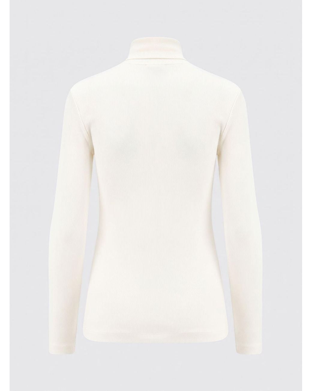 Max Mara White Cono Turtleneck Knitted Jumper