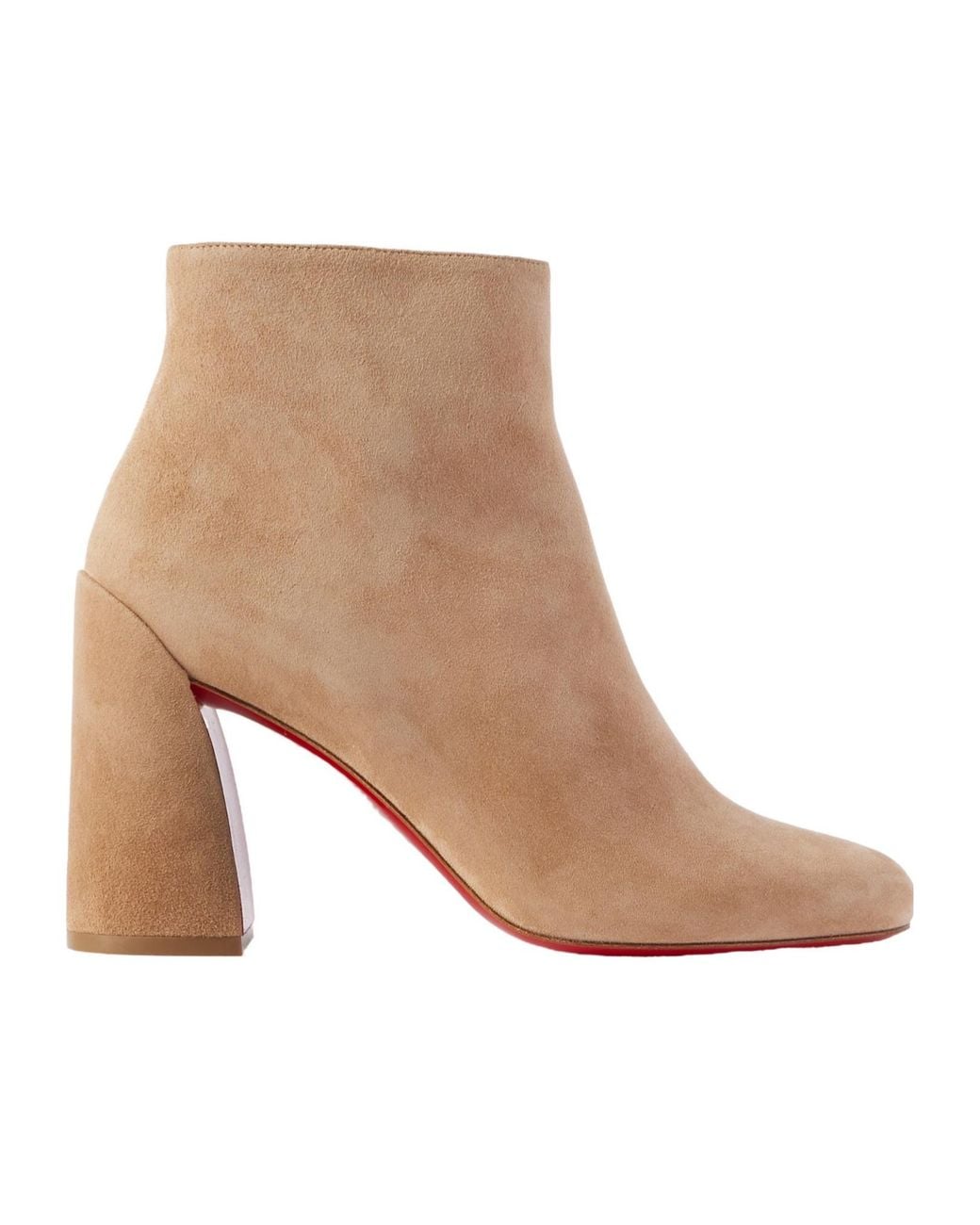 Christian Louboutin Brown Suede Ankle Boots