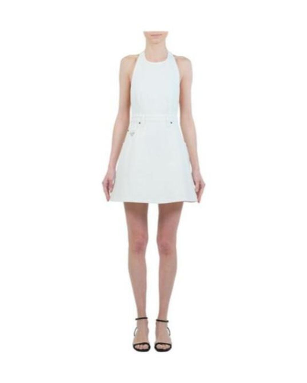 Prada White Denim Mini-Dress