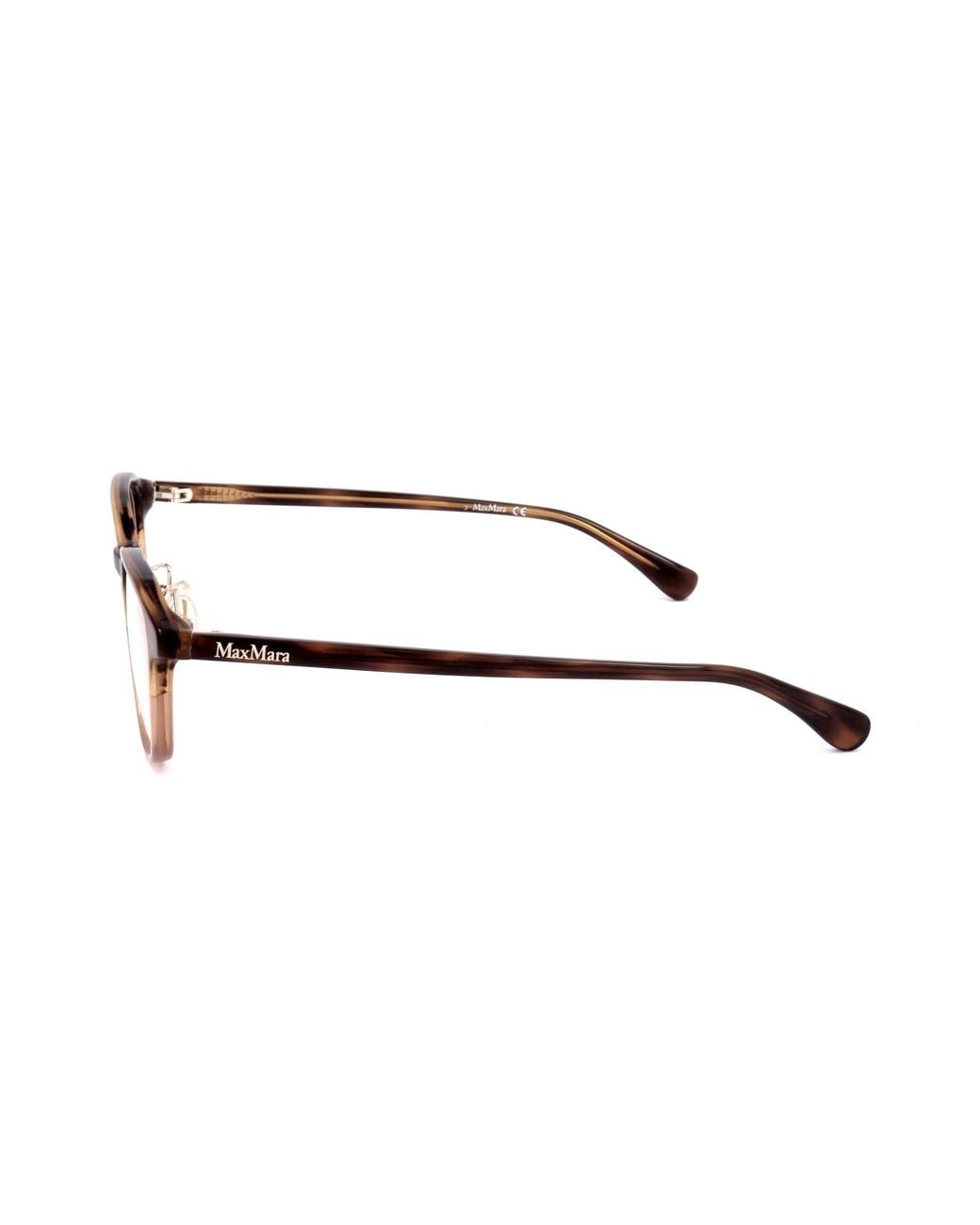 Max Mara Black Rectangle Frame Glasses