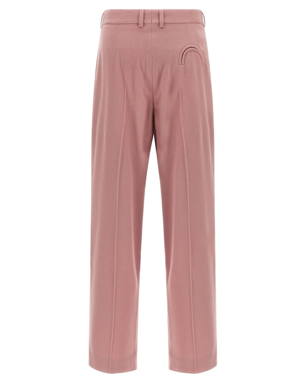 Blazé Milano Pink Pleated Tailored Trousers