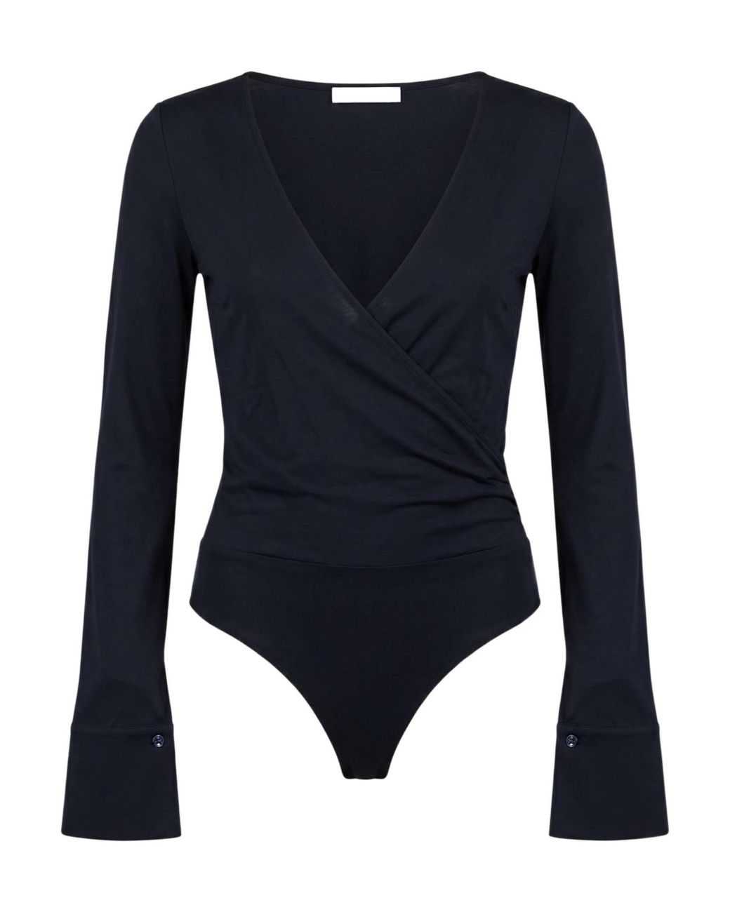 Max Mara Blue Solid-Color Lightweight Wool Knit Top