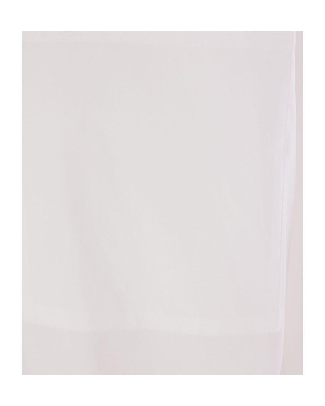 Auralee White Oversized Twill Shirt for men