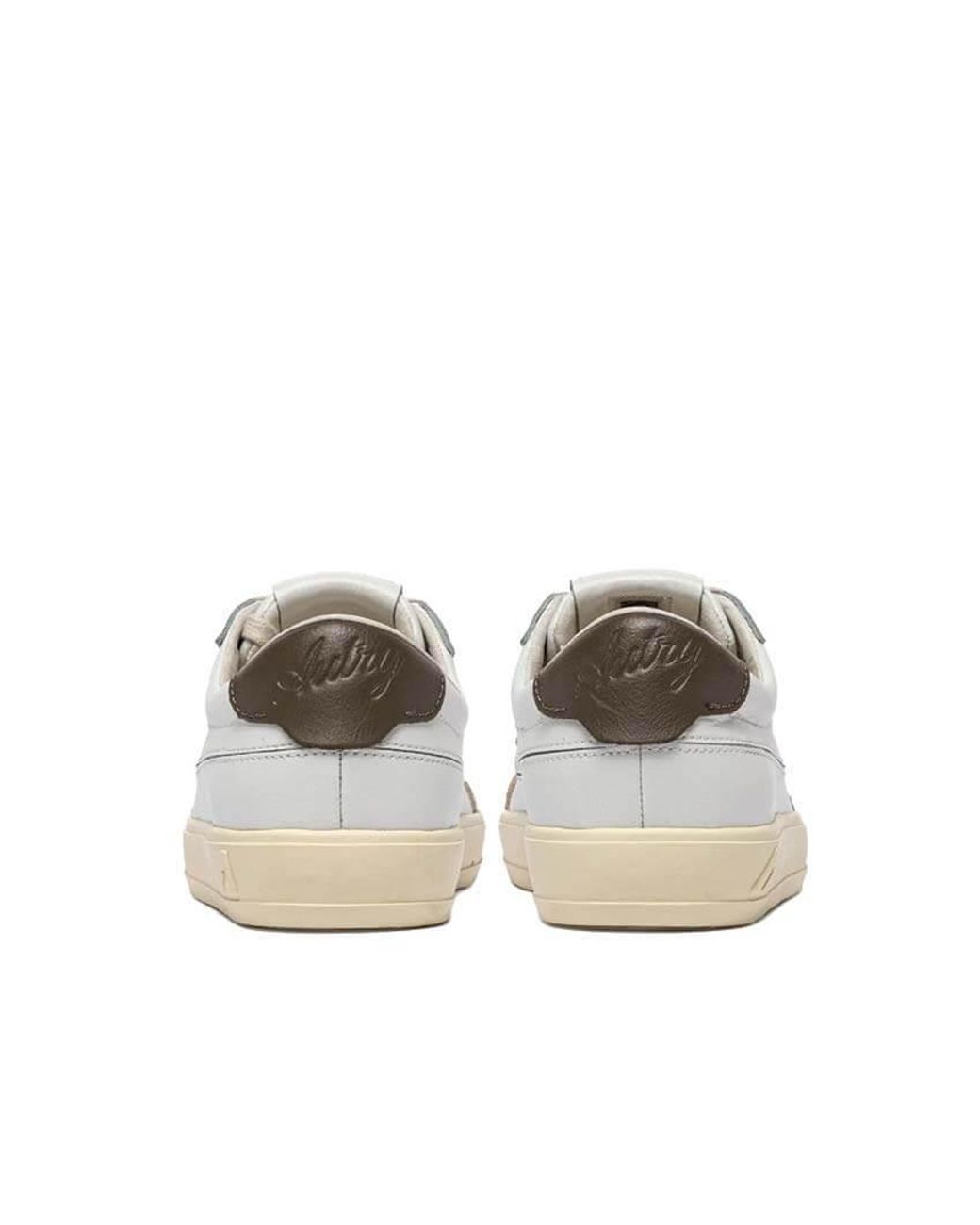 Autry White Round-Toe Sneakers
