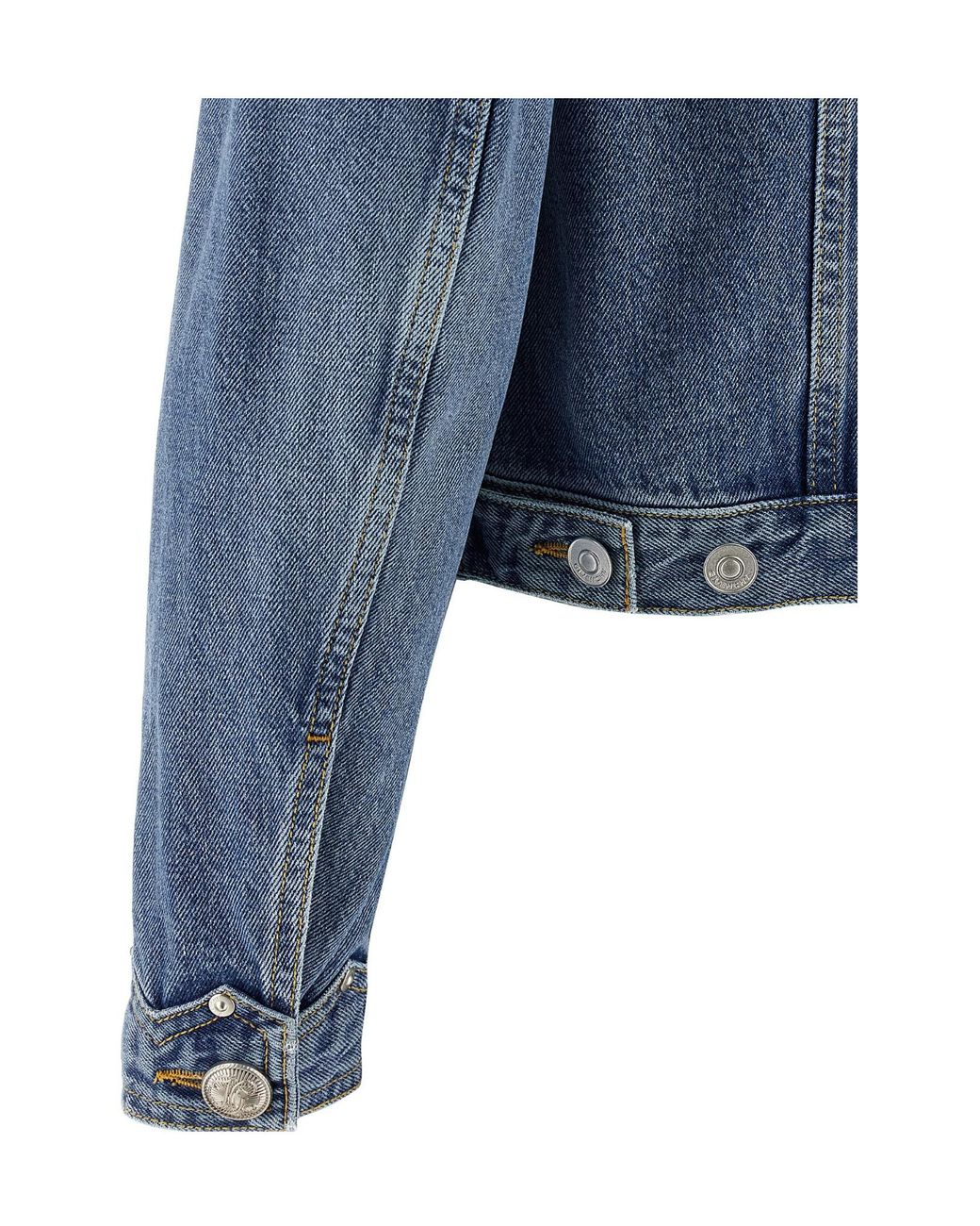 Givenchy Blue Collared Button-Up Denim Jacket
