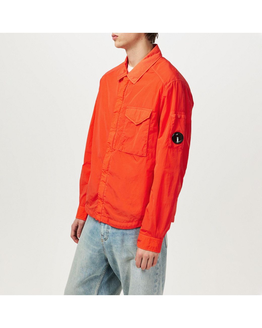 C P Company Red Chrome-R Overshirt for men