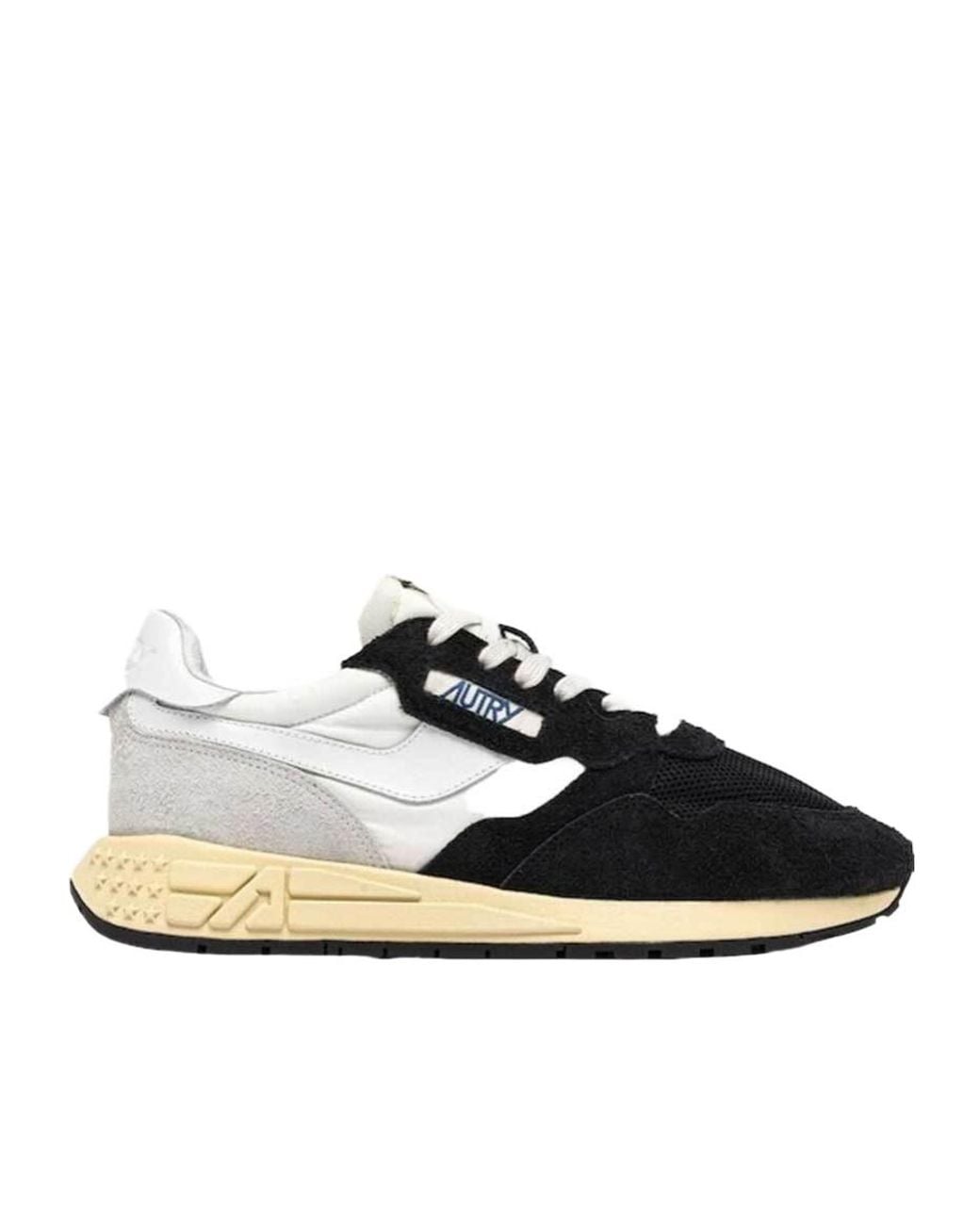 Autry Black Lace-Up Sneakers
