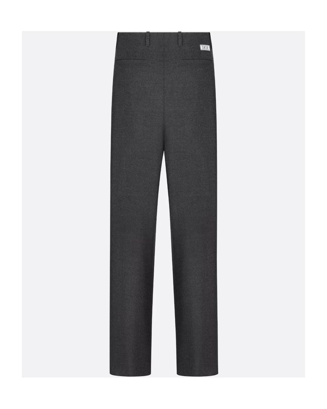 Dior Gray Icons Loose Pants for men