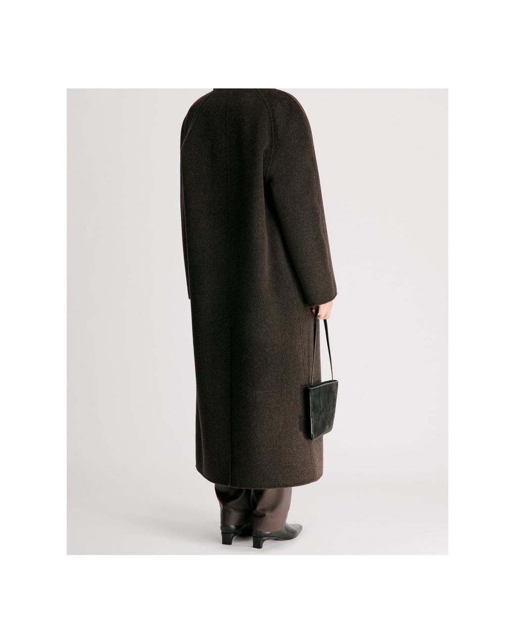 Loulou de Saison Black Irvin Long Double-Breasted Coat