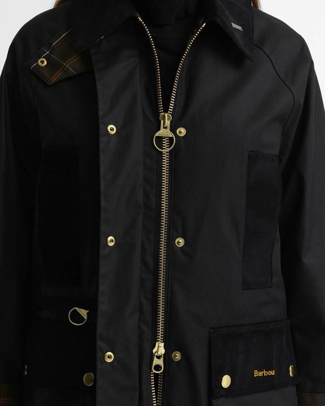 Barbour Black Icons Modern Beaufort Waxed Jacket