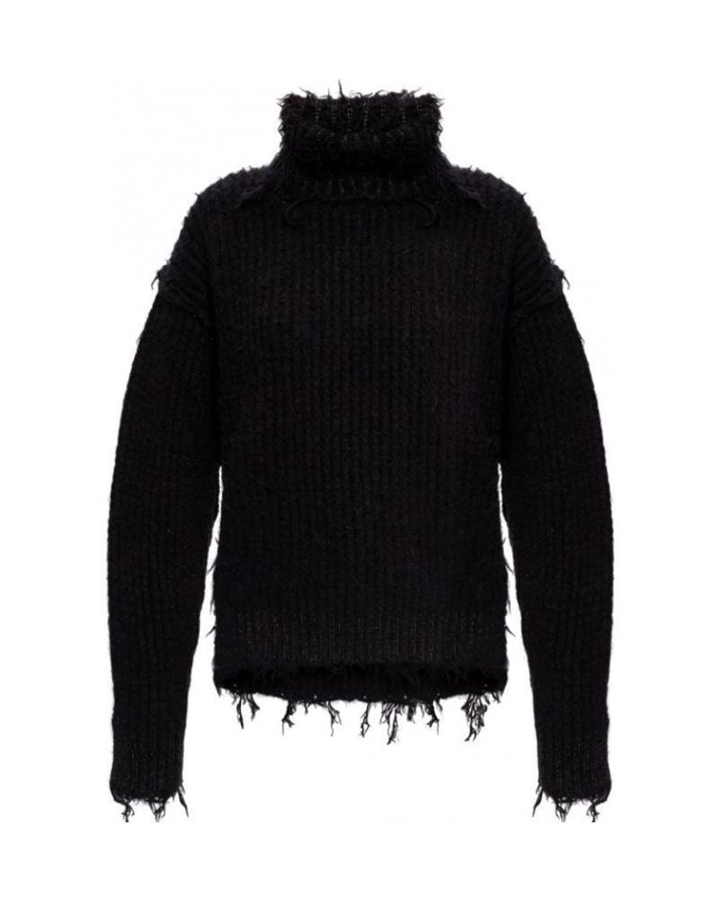 Moncler Black Knitted Pullover