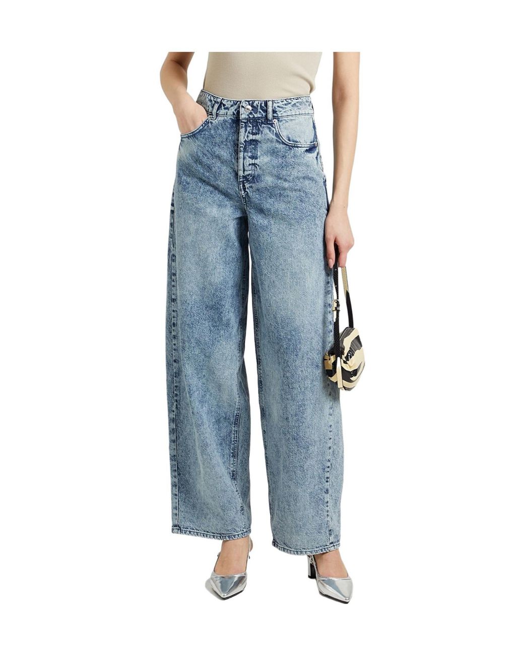 MAX&Co. Blue Denim Trousers