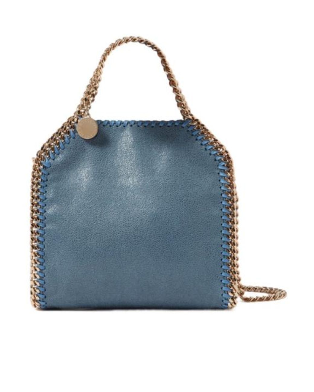 Stella McCartney Blue Falabella Tiny Shoulder Bag