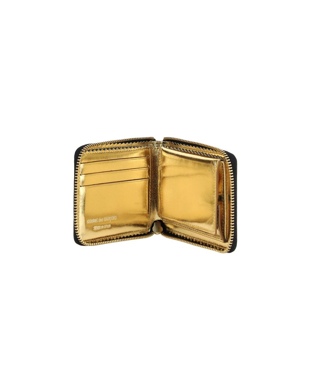 Comme des Garçons Black Comme Des Garçons Wallet Zipped Bi-Fold Wallet for men