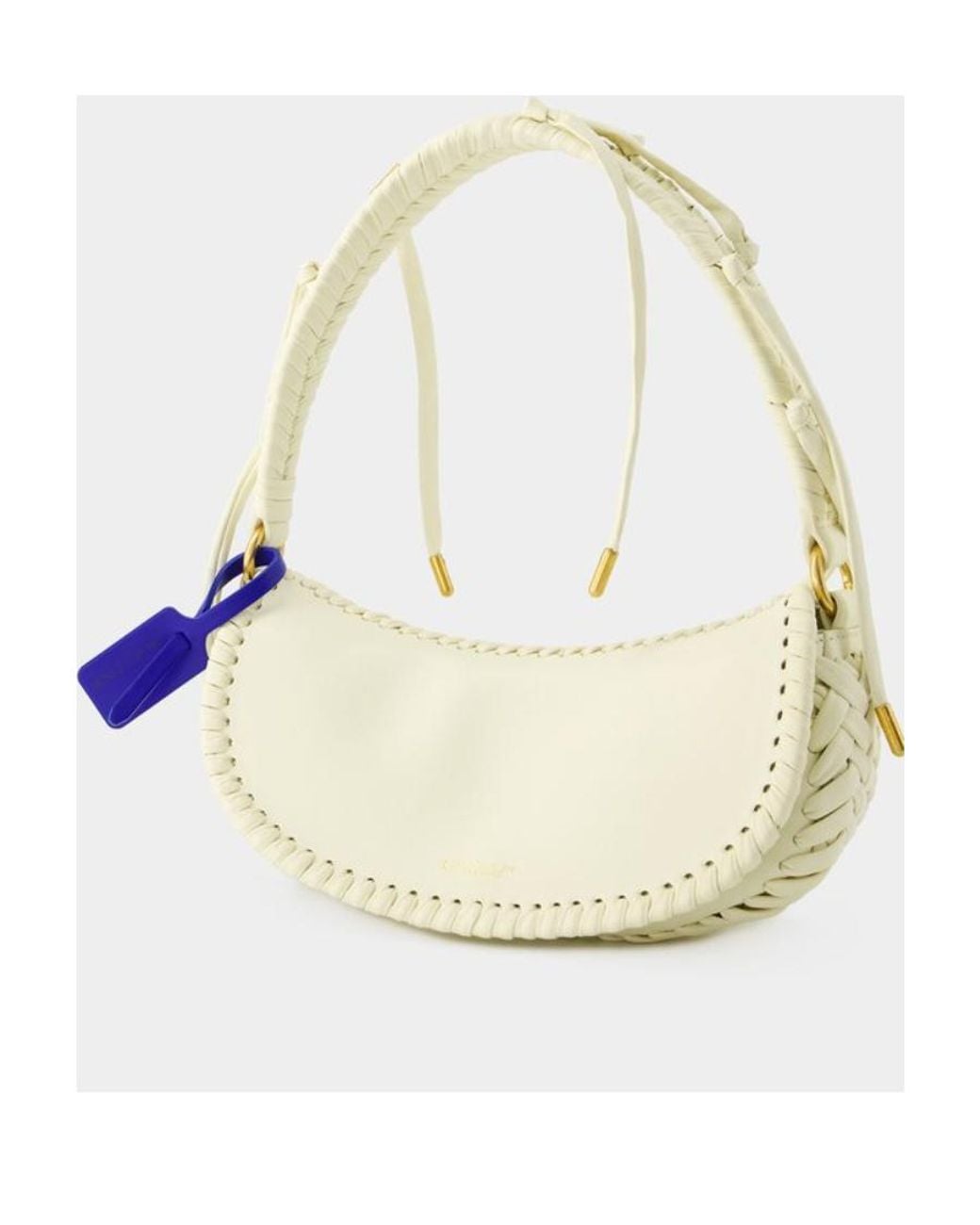 Off-White c/o Virgil Abloh Natural Logo Top Handle Bag