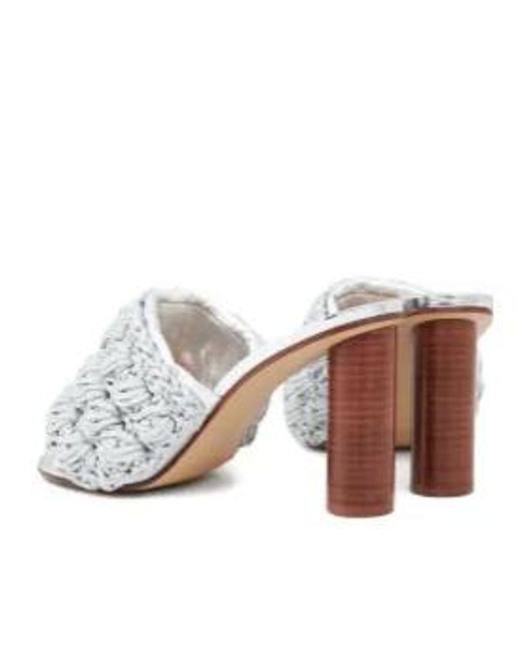 J.W. Anderson White 90Mm Braided Heeled Sandals