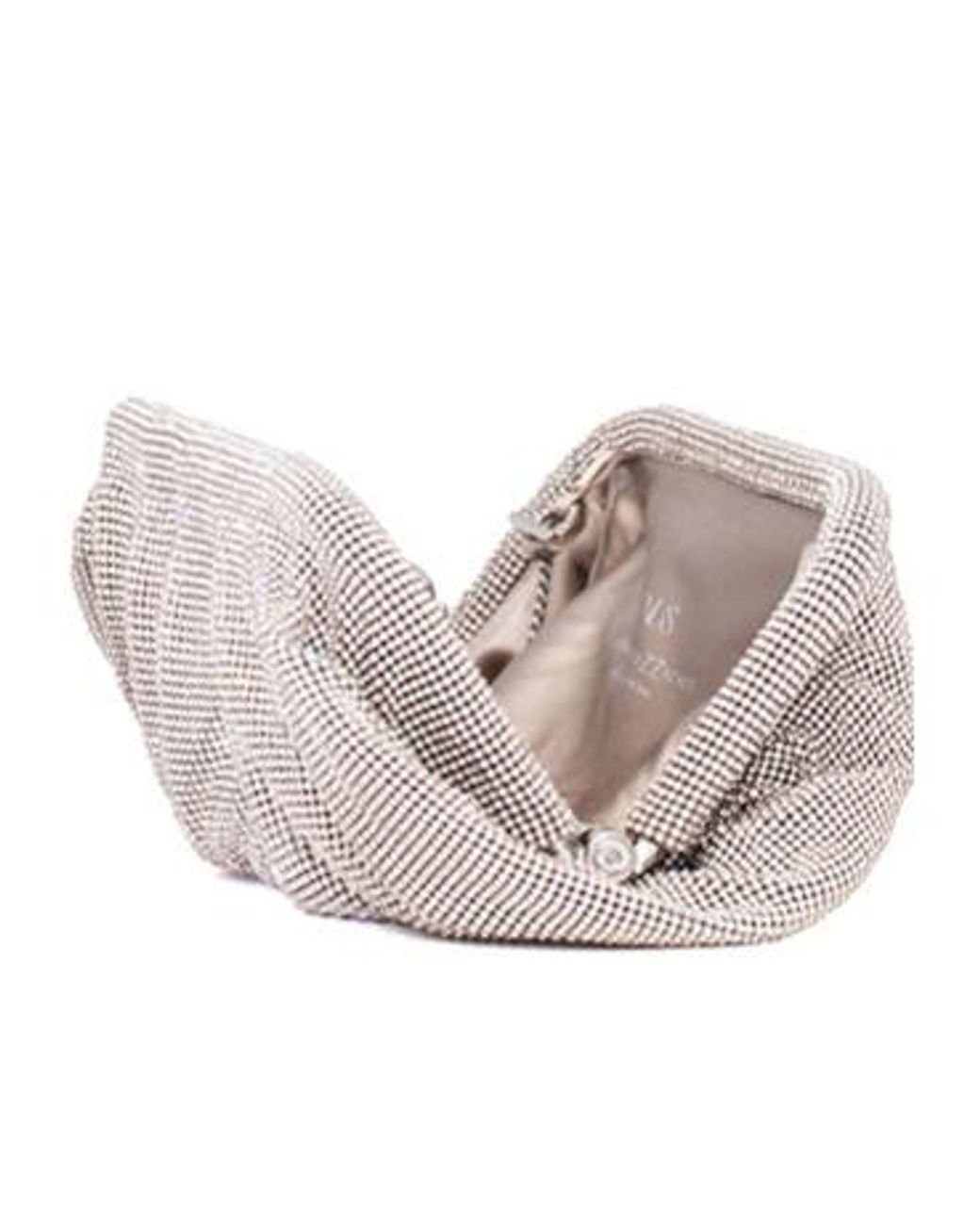 Benedetta Bruzziches Gray Venus La Grande Crystal Clutch Bag