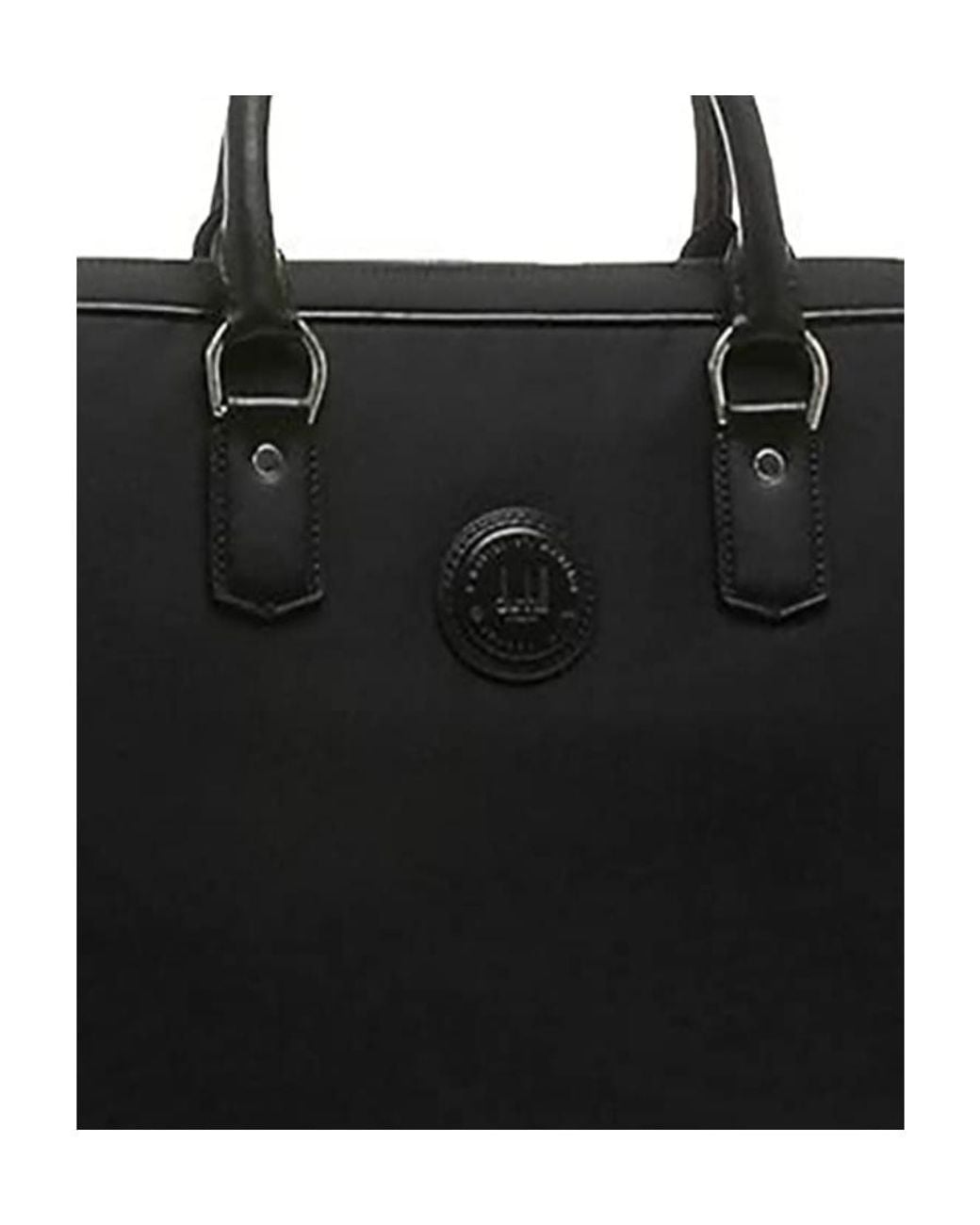 Dunhill Black Top Handle Briefcase for men