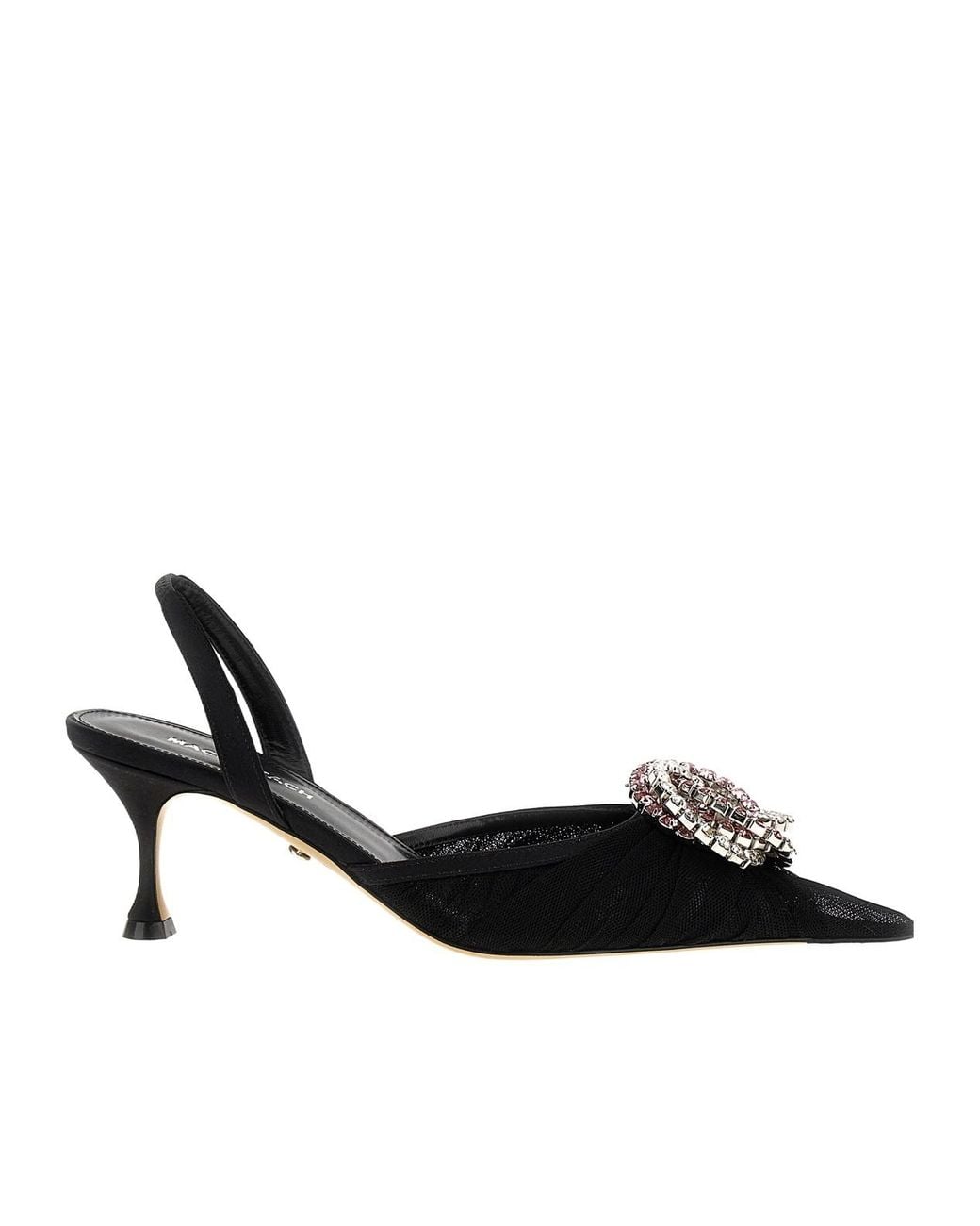 Mach & Mach Black Mach Mach Cosmic Slingback Pumps