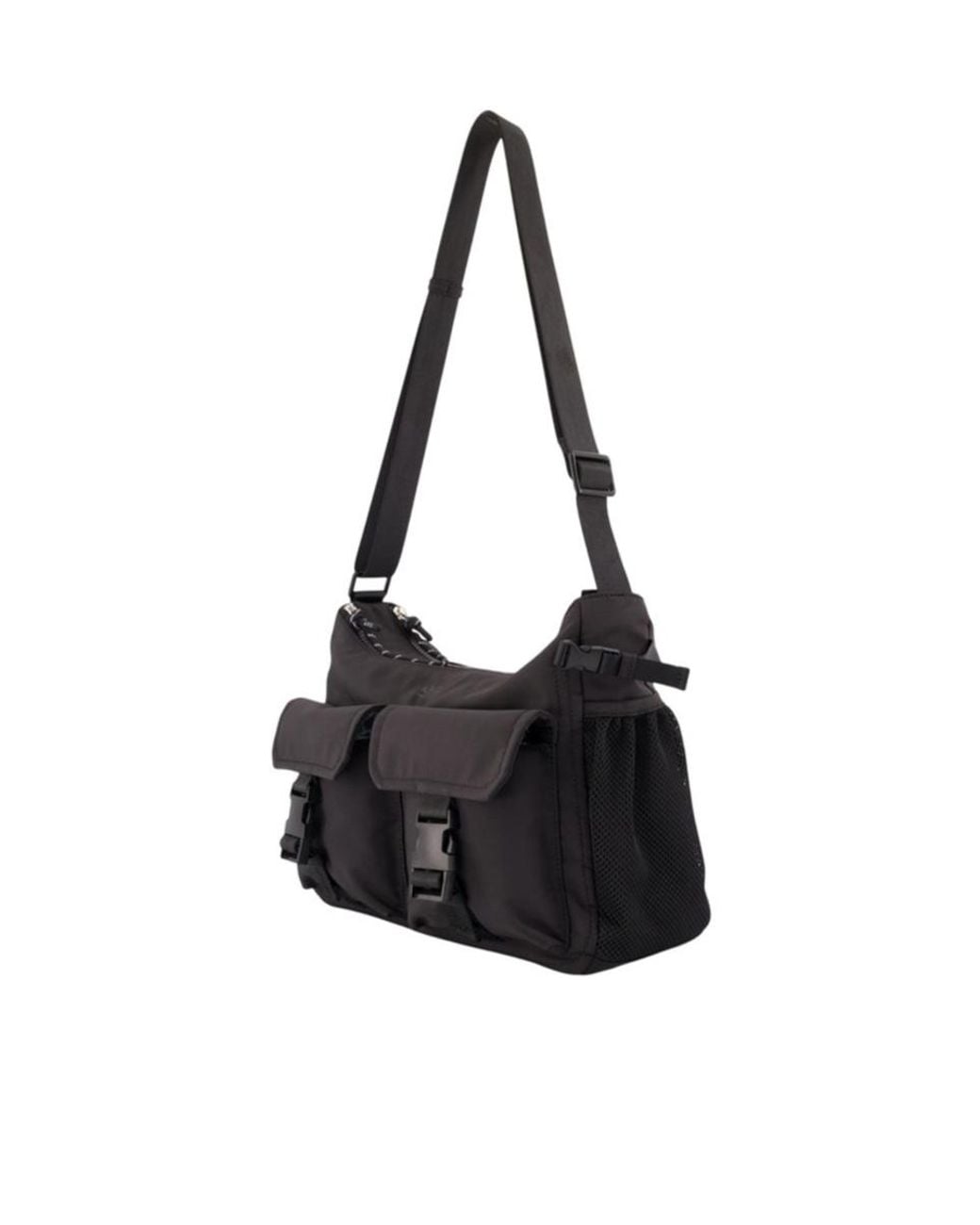 A.P.C. Black Trek Pocket Messenger Bag for men